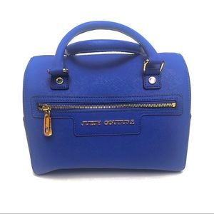 Juicy Couture Blue Gem Saffiano bowler bag